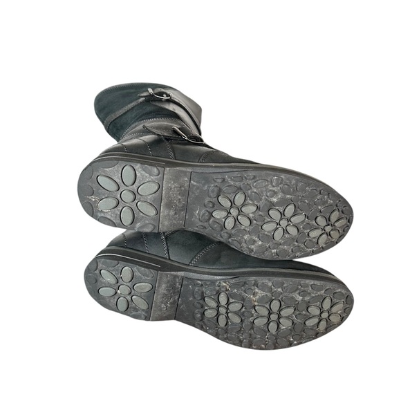 L.L.BEAN Tall Leather & Suede Riding Boots - Picture 8 of 10